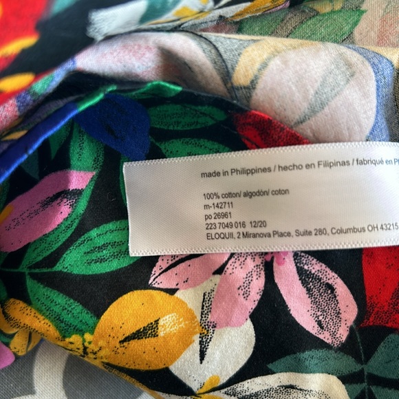 ELOQUII Elements Floral Print Tie-Back Puff Sleeve Dress sz 22/24 NWT - Picture 10 of 12